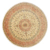 Tabriz - 60 Raj Tappeto 310x310cm - Tappeto persiano - beige - Rotondo / Beige / 310 x 310 cm Rotondo