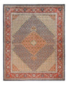 Täbriz - 40 Raj Teppich 302x383cm - Perserteppich - rost - Rechteckig / Rost / 302 x 383 cm Rechteckig
