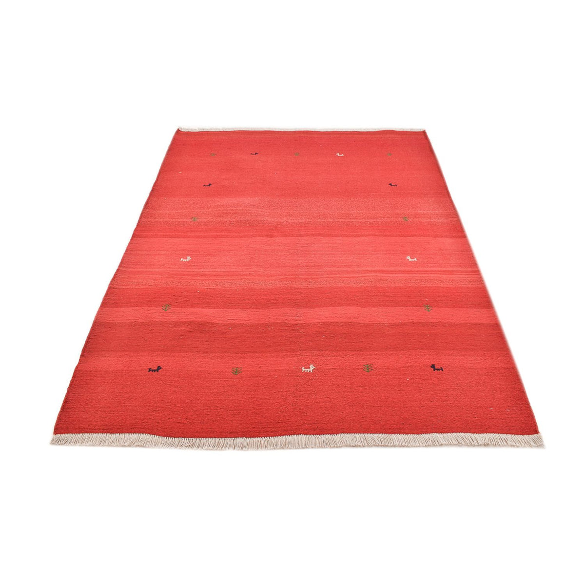 Gabbeh Teppich - Perser - 227 x 174 cm - rot