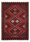 Rafsanjan Tapis 215x314cm - Tapis persan - rouge bordeaux - Rectangle / Rouge Bordeaux / 215 x 314 cm Rectangle