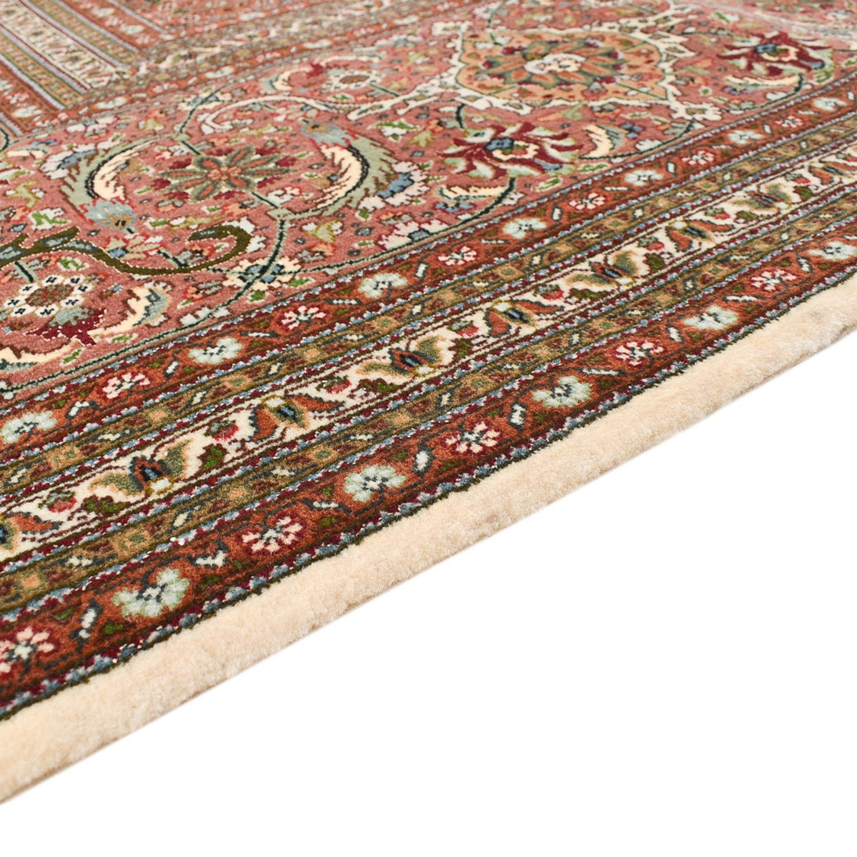 Perserteppich - Täbriz - Royal - 500 x 356 cm - dunkelbeige