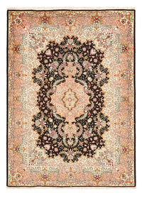 Tappeto Persero - Tabriz - Reale - 210 x 151 cm - blu scuro