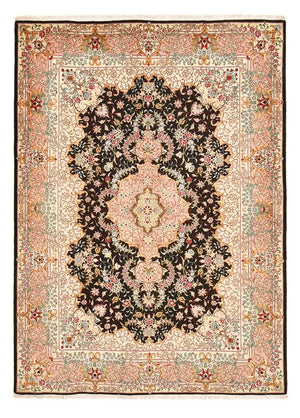 Perserteppich - Täbriz - Royal - 210 x 151 cm - dunkelblau