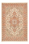 Tapis de Tabriz - 50 rangs Tapis 102x159cm - Tapis persan - Rectangle / Rouge clair / 102 x 159 cm Rectangle
