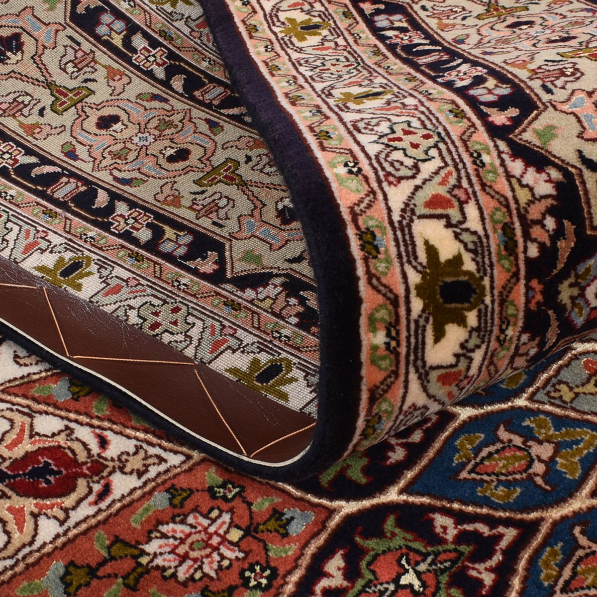 Perserteppich - Täbriz - Royal - 260 x 205 cm - dunkelbeige