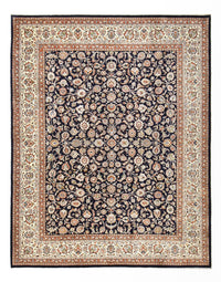 Tapis persan - Classique - Royal - 388 x 300 cm - bleu foncé