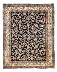 Tapis persan - Classique - Royal - 381 x 302 cm - bleu foncé