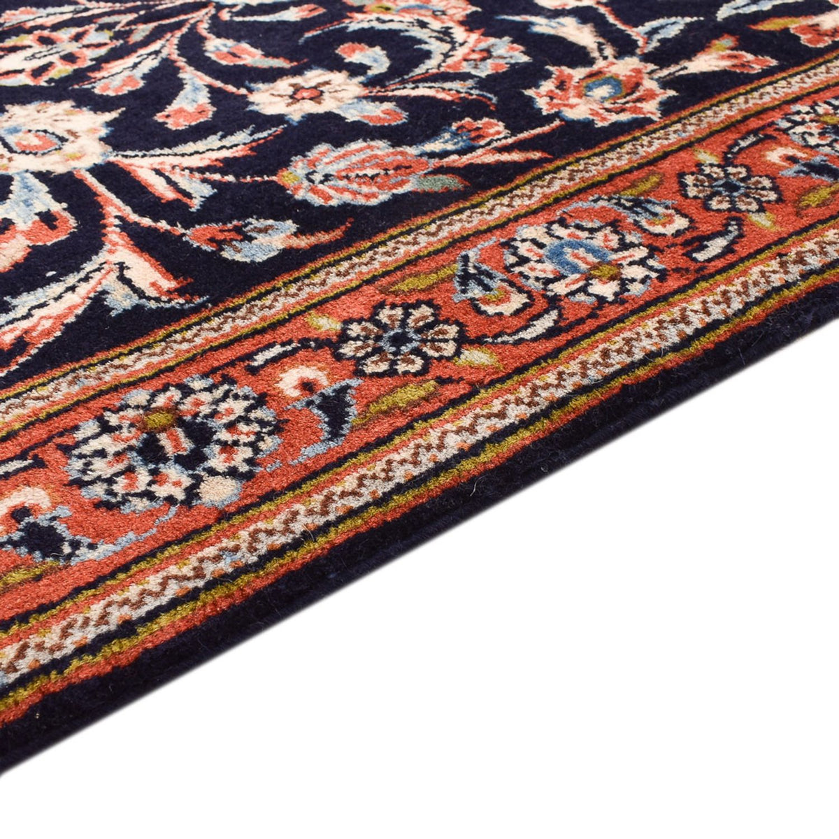 Kashmar Tappeto 78x344cm - Tappeto persiano - blu scuro