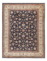 Tapis persan - Classique - Royal - 394 x 300 cm - bleu foncé