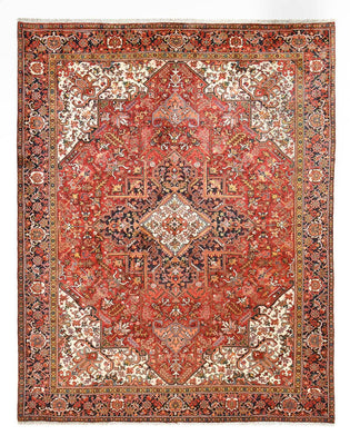 Perserteppich - Nomadic - 377 x 297 cm - rot