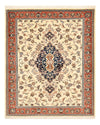 Tapis de Sarouk Tapis 115x145cm - Tapis persan - beige clair - Rectangle / Beige clair / 115 x 145 cm Rectangle