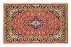 Tapis de Kashan Tapis 70x100cm - Tapis persan - rouge - Rectangle / Rouge / 70 x 100 cm Rectangle
