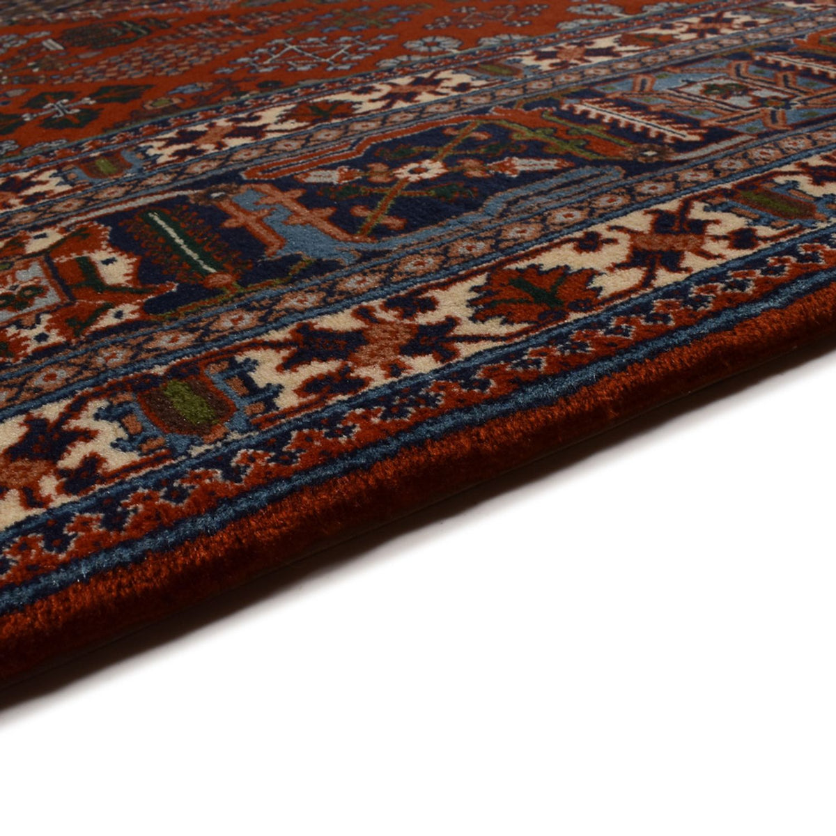 Bidjar Tappeto 217x298cm - Tappeto persiano - rosso scuro