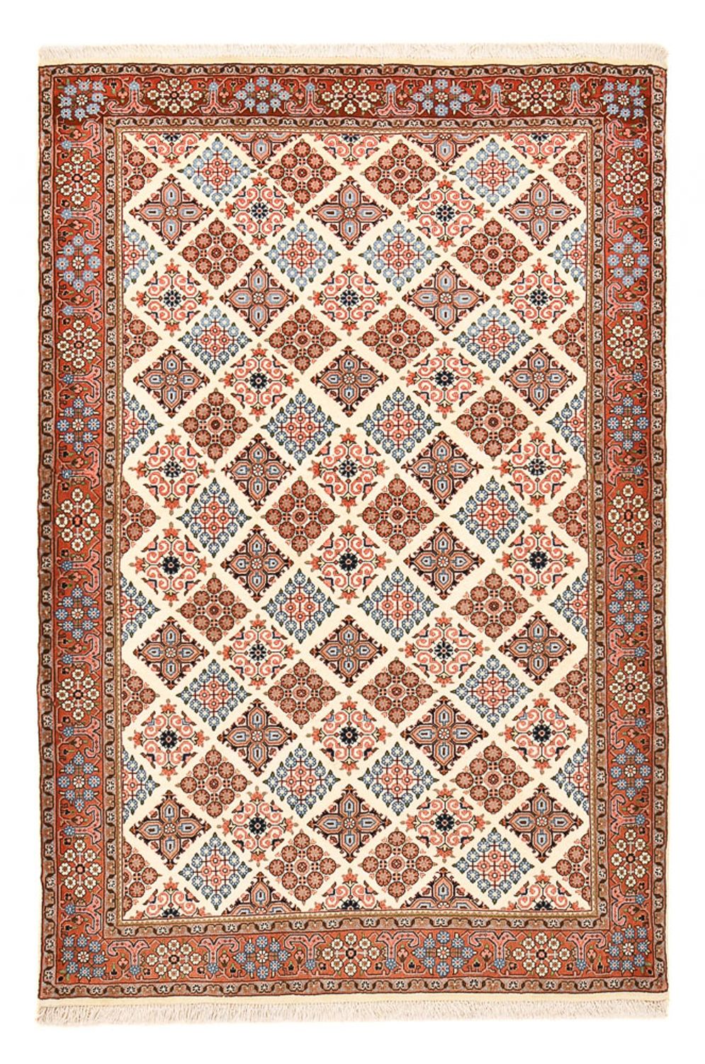 Perserteppich - Nomadic - 210 x 138 cm - mehrfarbig