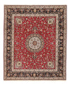 Tapis de Tabriz - 50 rangs Tapis 249x295cm - Tapis persan - rouge - Rectangle / Rouge / 249 x 295 cm Rectangle