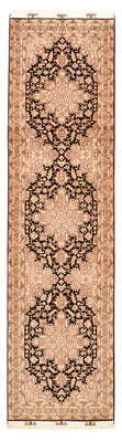 Läufer Perser - Täbriz - Royal - 305 x 80 cm - hellbeige