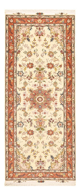 Läufer Perser - Täbriz - Royal - 197 x 80 cm - beige