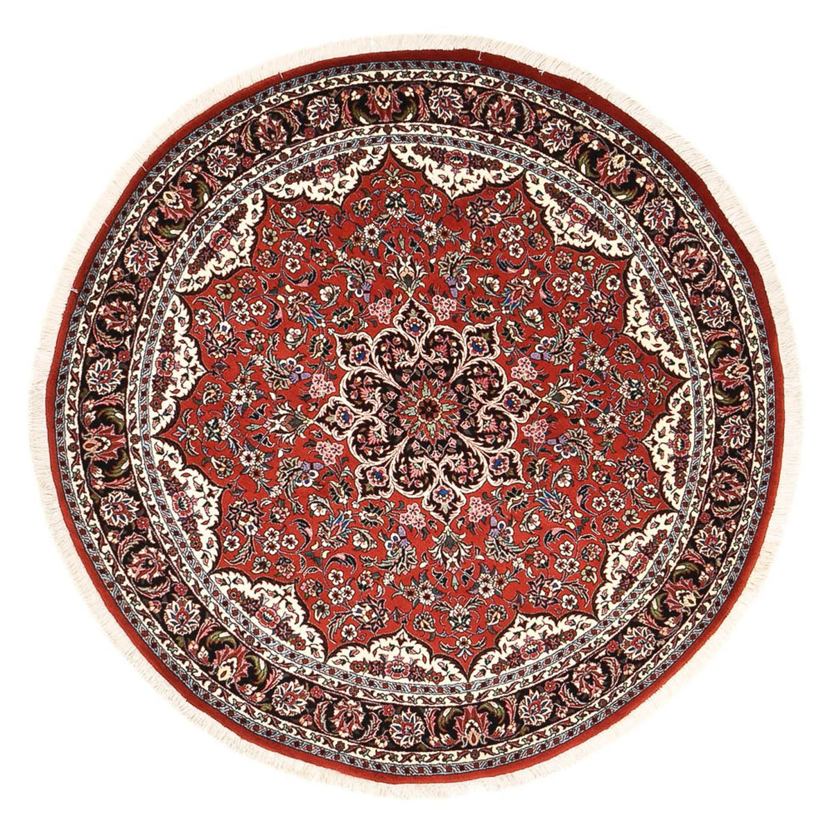 Perserteppich - Bidjar rund  - 145 x 145 cm - rot
