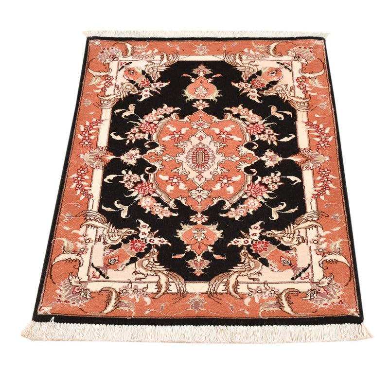 Perserteppich - Täbriz - Royal - 88 x 60 cm - dunkelblau
