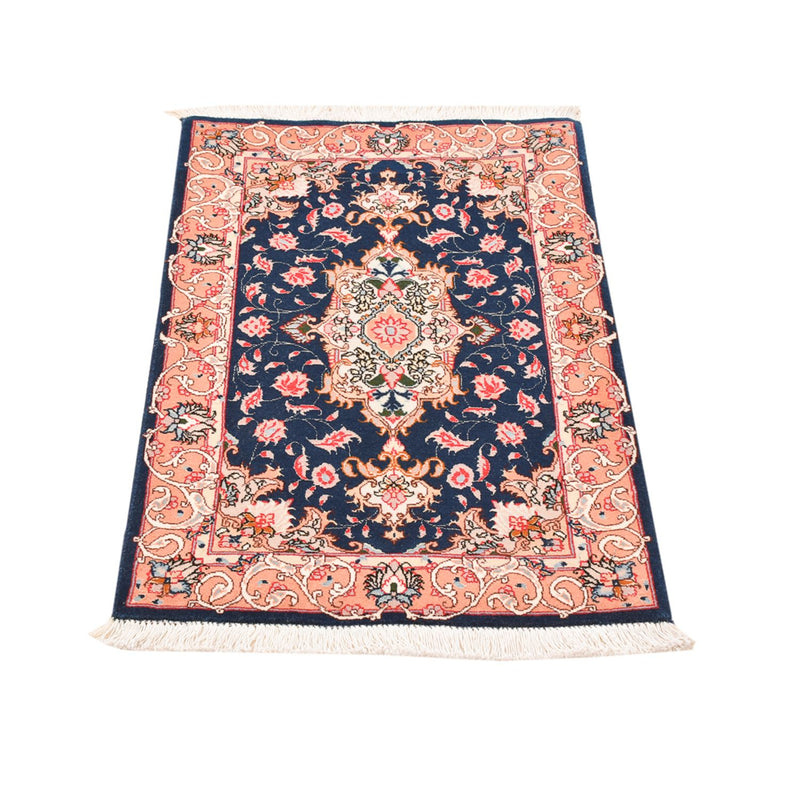 Perserteppich - Täbriz - Royal - 91 x 59 cm - dunkelblau