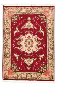Tapis persan - Tabriz - Royal - 90 x 60 cm - rouge