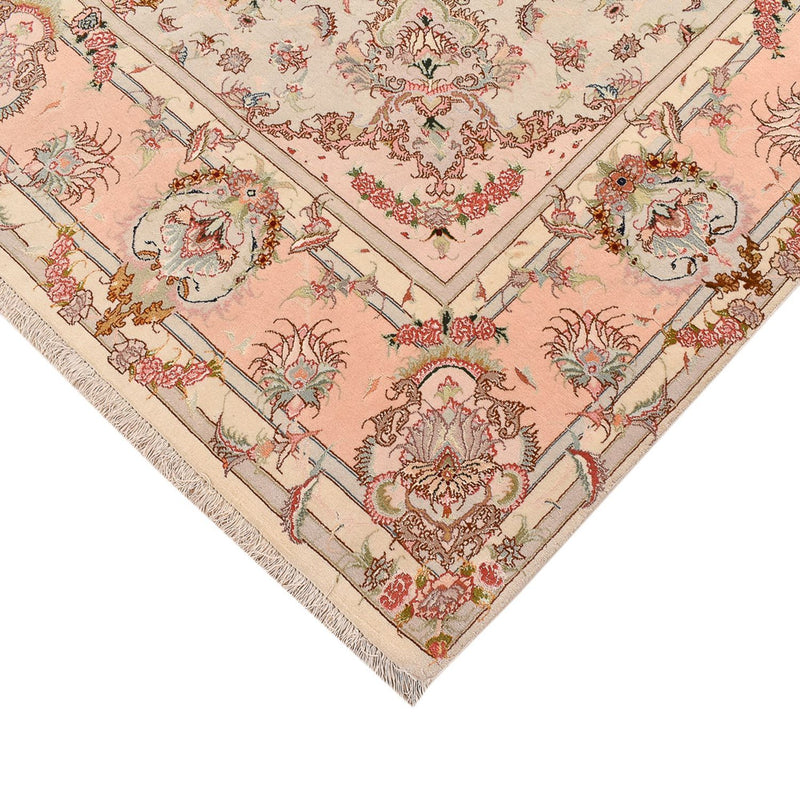 Perserteppich - Täbriz - Royal - 312 x 202 cm - dunkelbeige