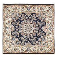 Tapis persan - Classique carré  - 200 x 198 cm - bleu foncé
