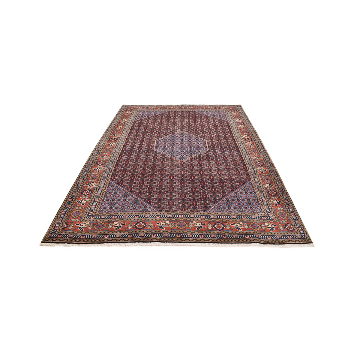 Perserteppich - Nomadic - 293 x 221 cm - dunkelbeige