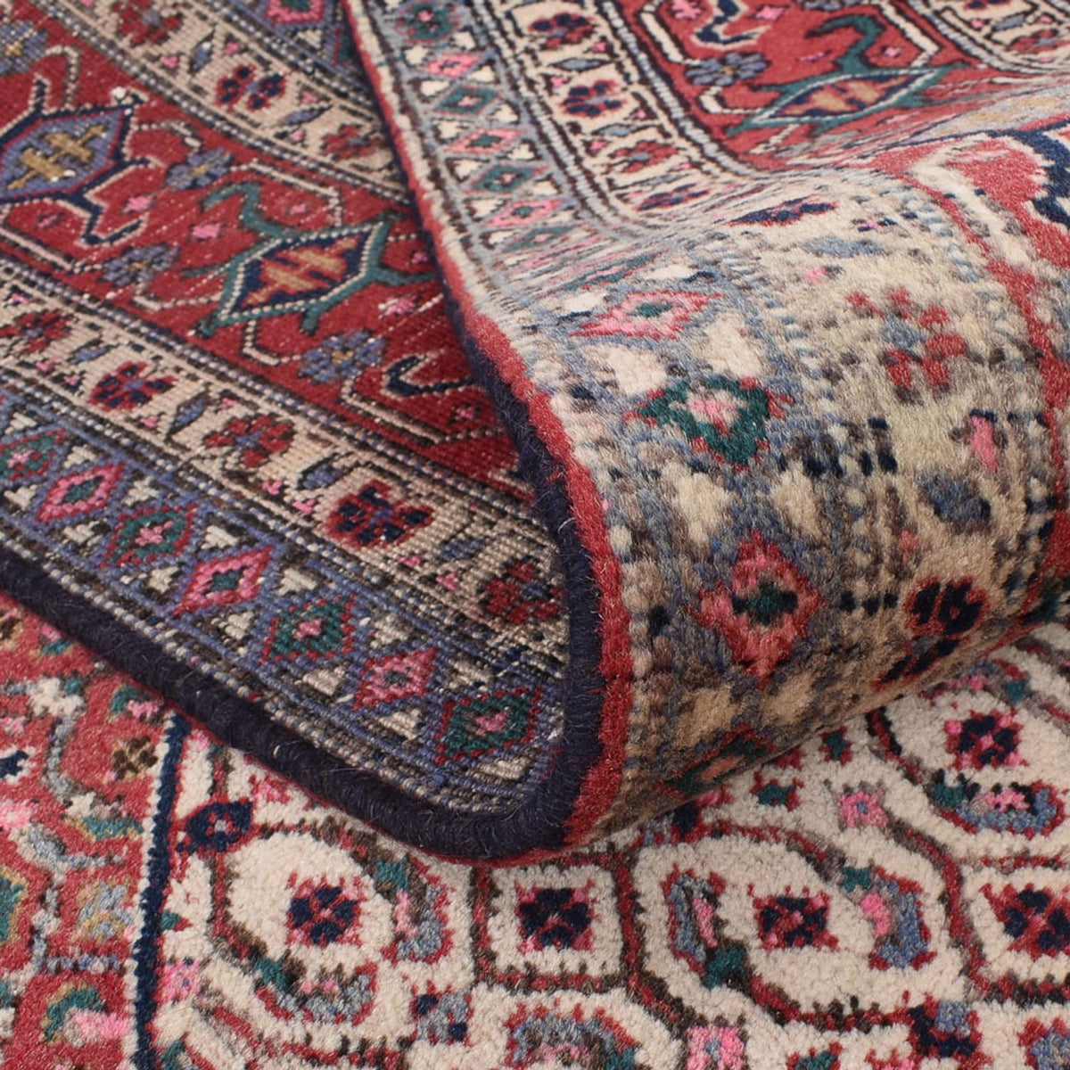 Perserteppich - Nomadic - 304 x 199 cm - bordeauxrot