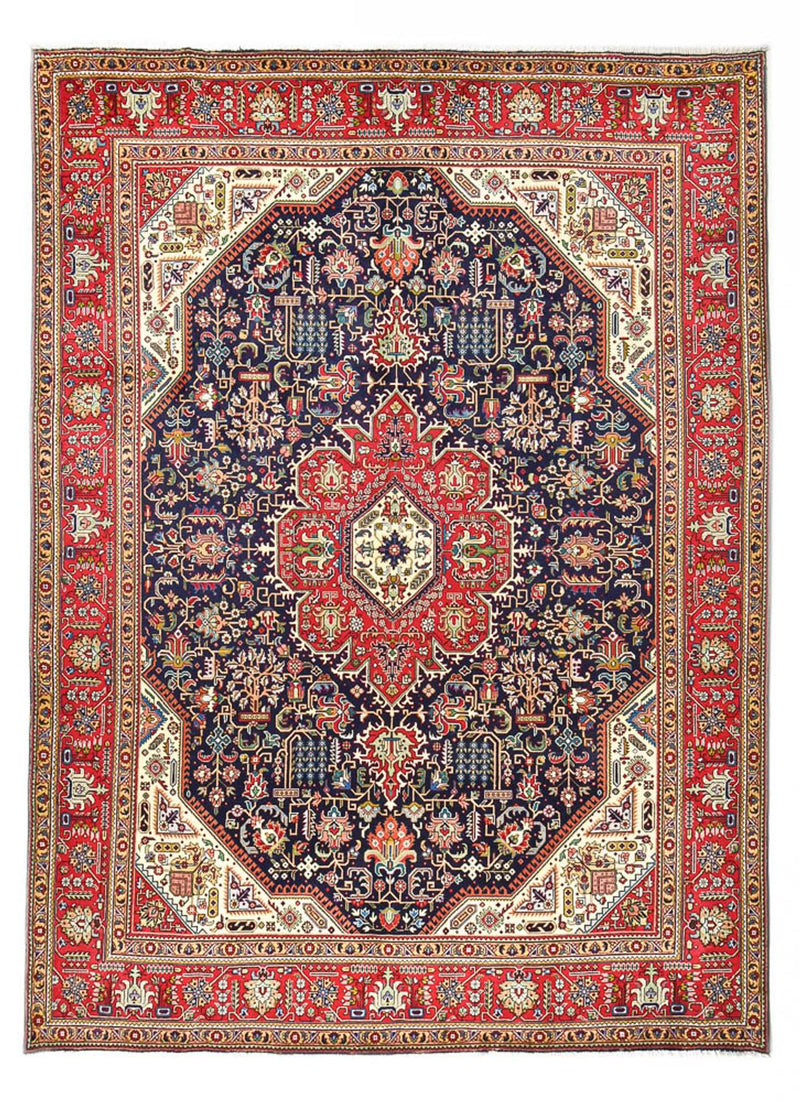Perserteppich - Täbriz - Royal - 412 x 303 cm - dunkelblau