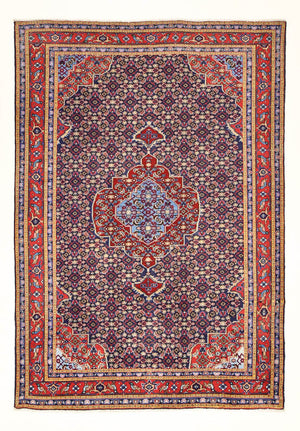 Perserteppich - Nomadic - 290 x 200 cm - rost