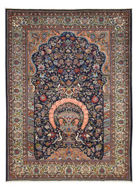Tapis persan - Nomadic - 302 x 204 cm - bleu foncé