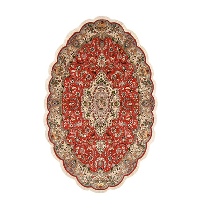 Perserteppich - Täbriz - Royal - 205 x 130 cm - rot
