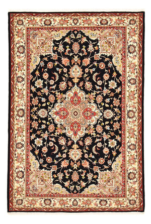 Perserteppich - Täbriz - Royal - 203 x 142 cm - dunkelrot