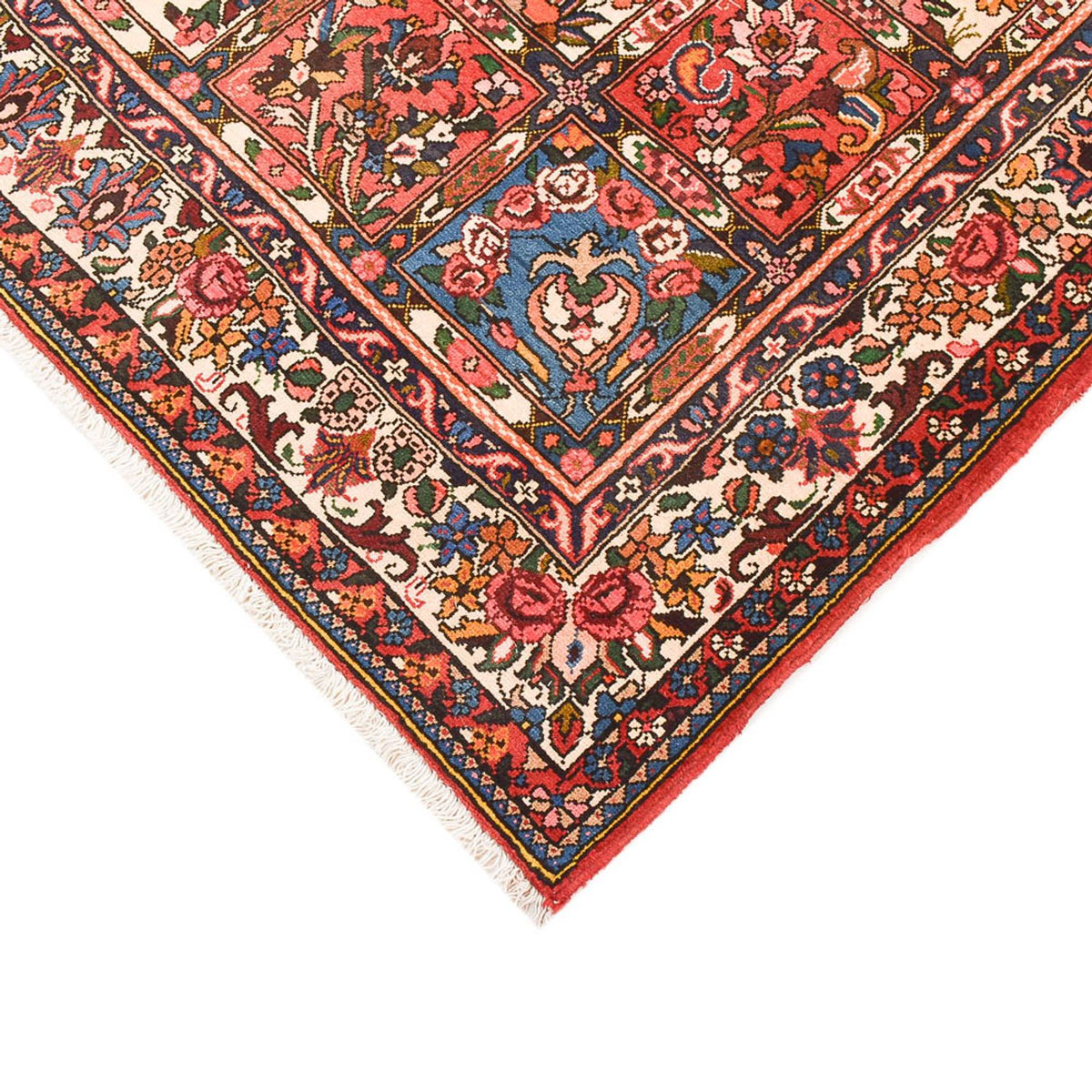 Perserteppich - Nomadic - 197 x 140 cm - mehrfarbig