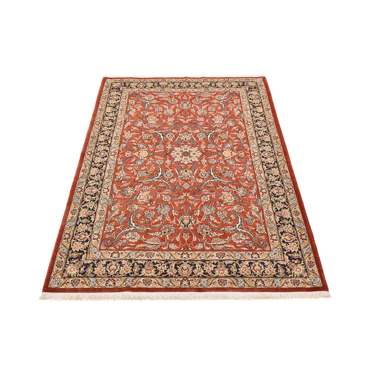 Perserteppich - Ghom - Royal - 207 x 134 cm - rot
