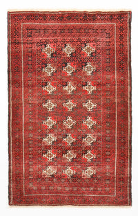 Tapis Belutsch - 150 x 99 cm - rouge