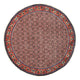Perserteppich - Bidjar rund  - 153 x 153 cm - hellrot