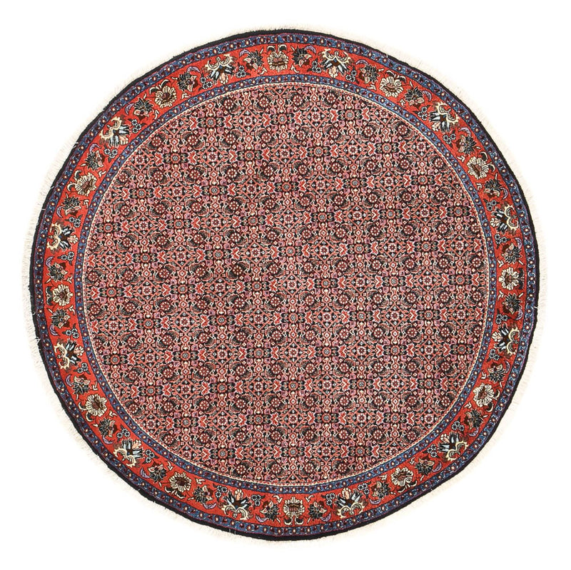 Perserteppich - Bidjar rund  - 153 x 153 cm - hellrot