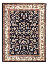 Tapis persan - Classique - Royal - 343 x 255 cm - bleu foncé