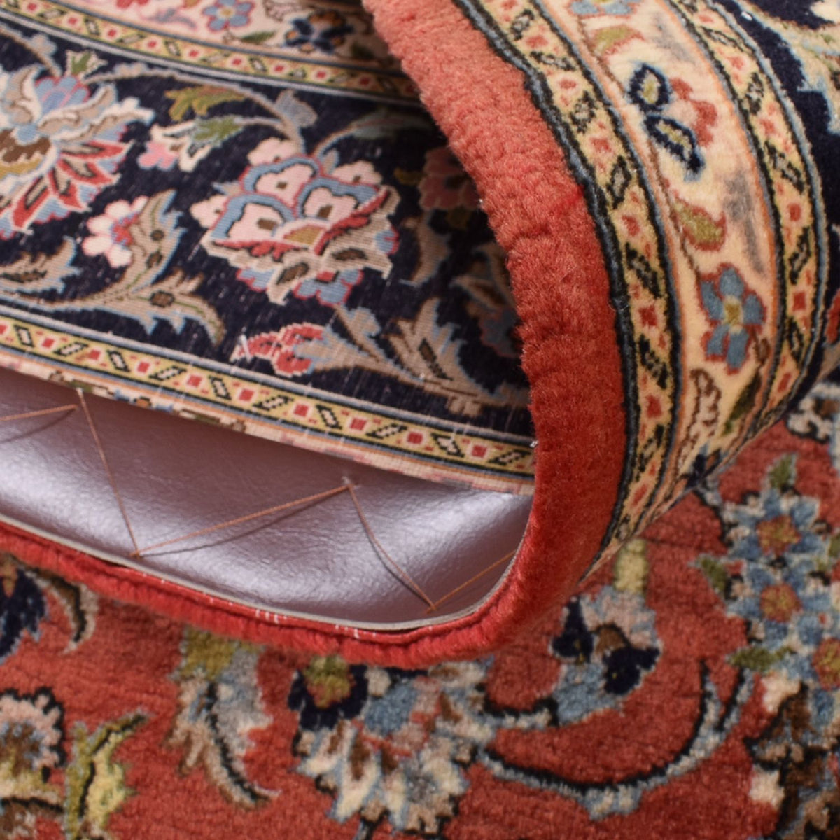 Perserteppich - Ghom - Royal - 220 x 141 cm - rot