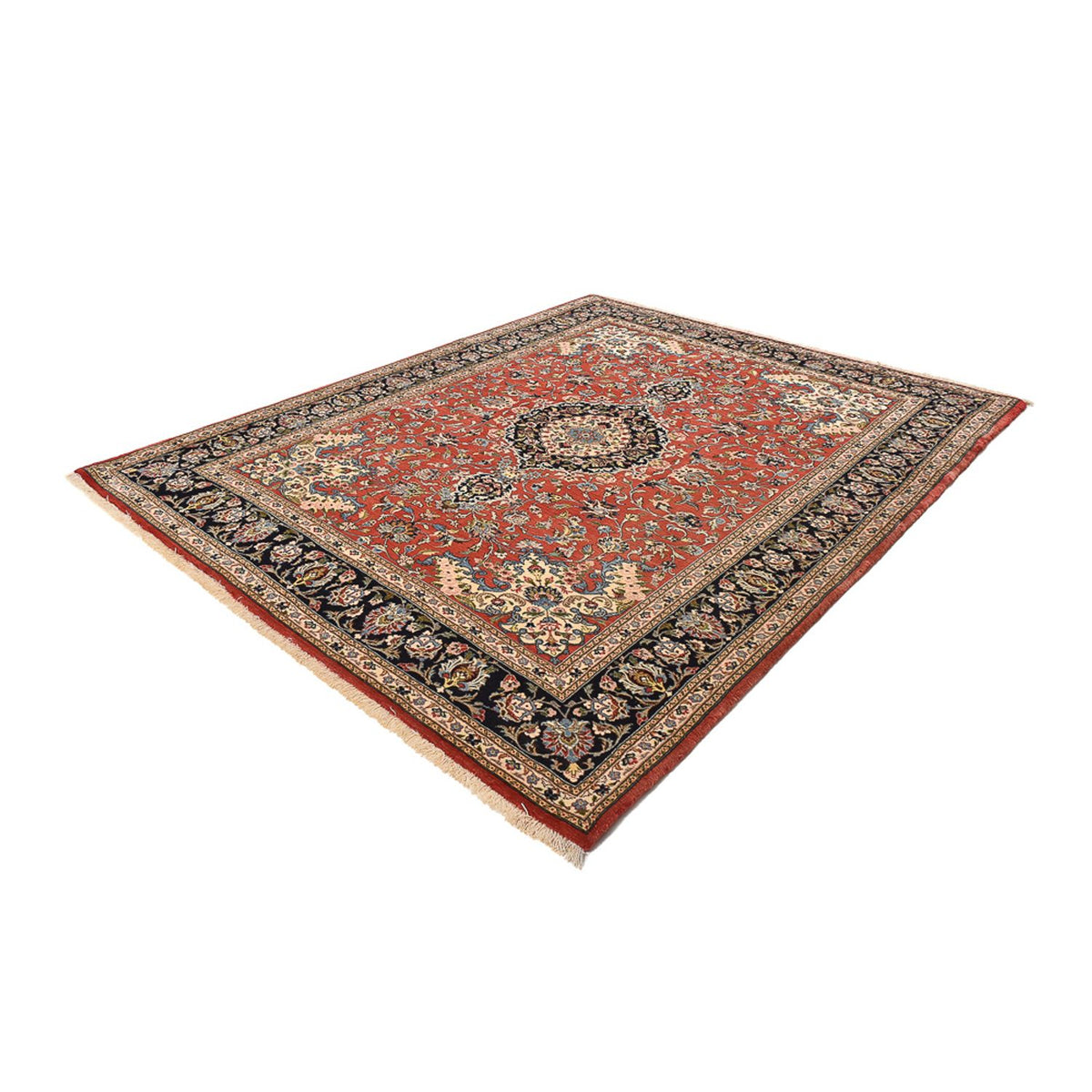 Perserteppich - Ghom - Royal - 220 x 141 cm - rot