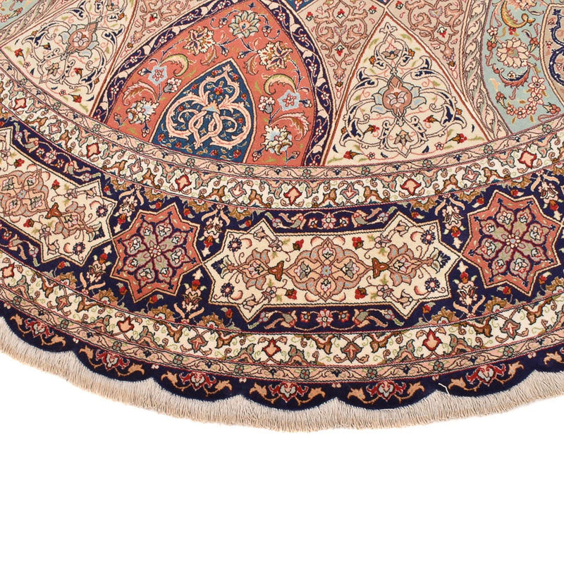 Perserteppich - Täbriz - Royal rund  - 312 x 312 cm - beige