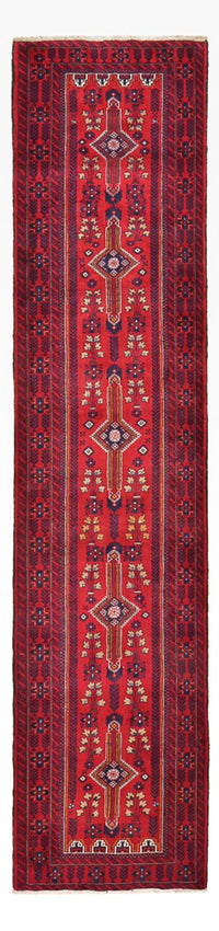 Tapis de couloir Tapis Belutsch - 416 x 100 cm - rouge