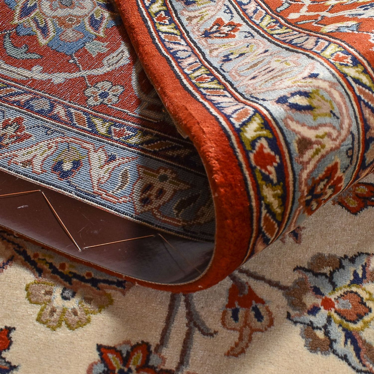 Perserteppich - Isfahan - Premium - 367 x 253 cm - hellbeige