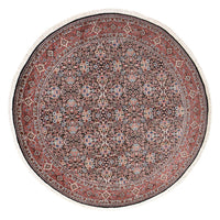 Tapis persan - Bidjar - 240 x 240 cm - rouge foncé