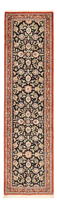 Tapis de couloir Tapis persan - Ghom - Royal - 197 x 54 cm - beige foncé