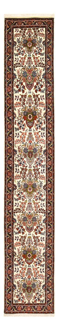 Tapis de couloir Tapis persan - Bidjar - 315 x 56 cm - beige clair