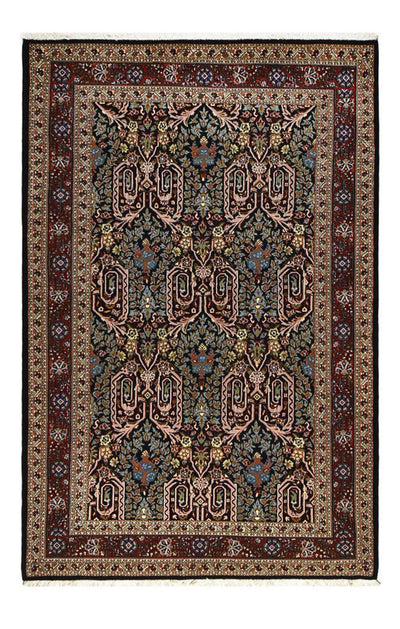 Sarough Teppich 136x210cm - Perserteppich - dunkelbraun