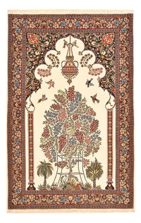 Tapis persan - Ghom - Royal - 210 x 132 cm - multicolore